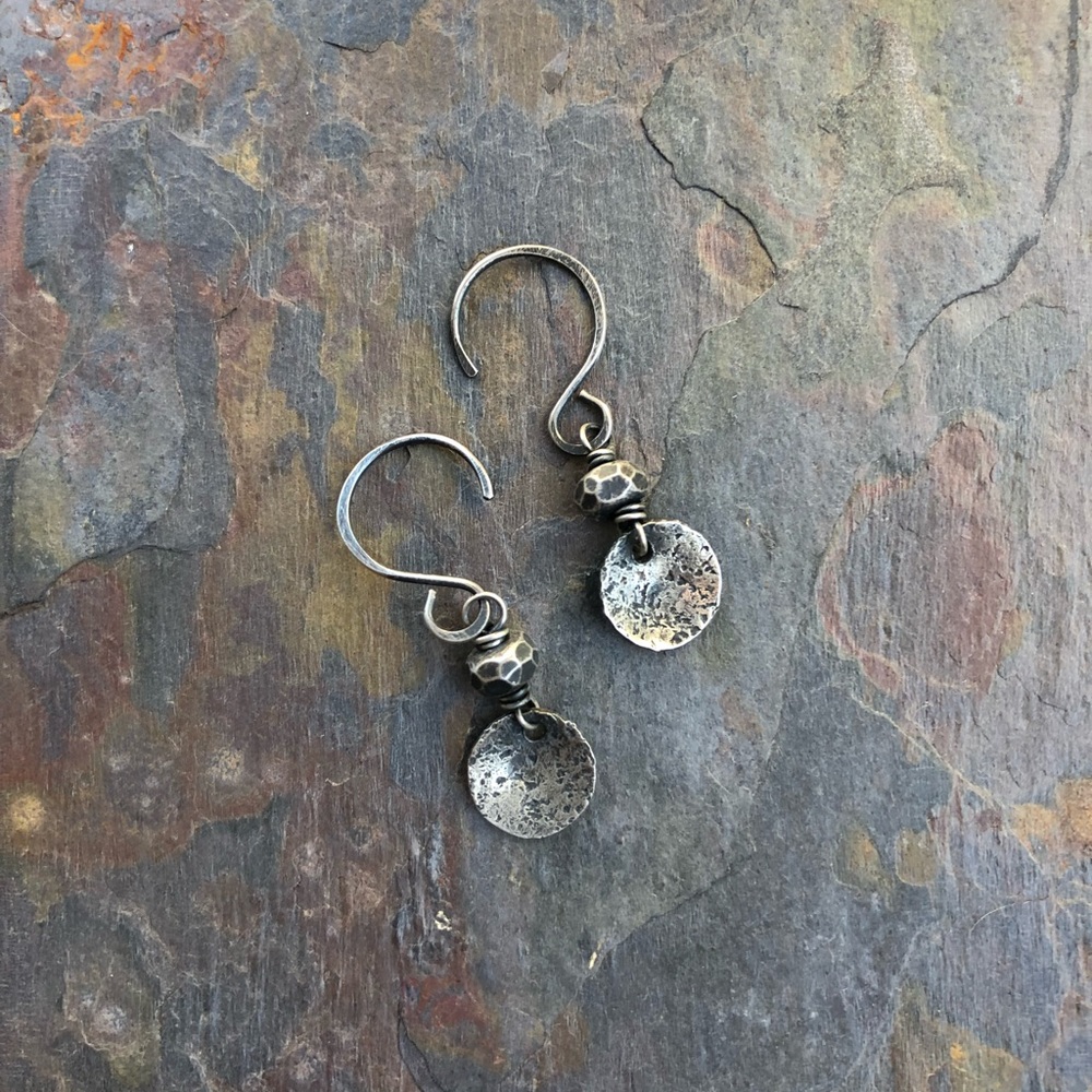 Artisan handmade sterling earrings!
